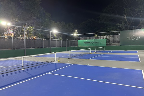 The Dink Pickleball Arena banner