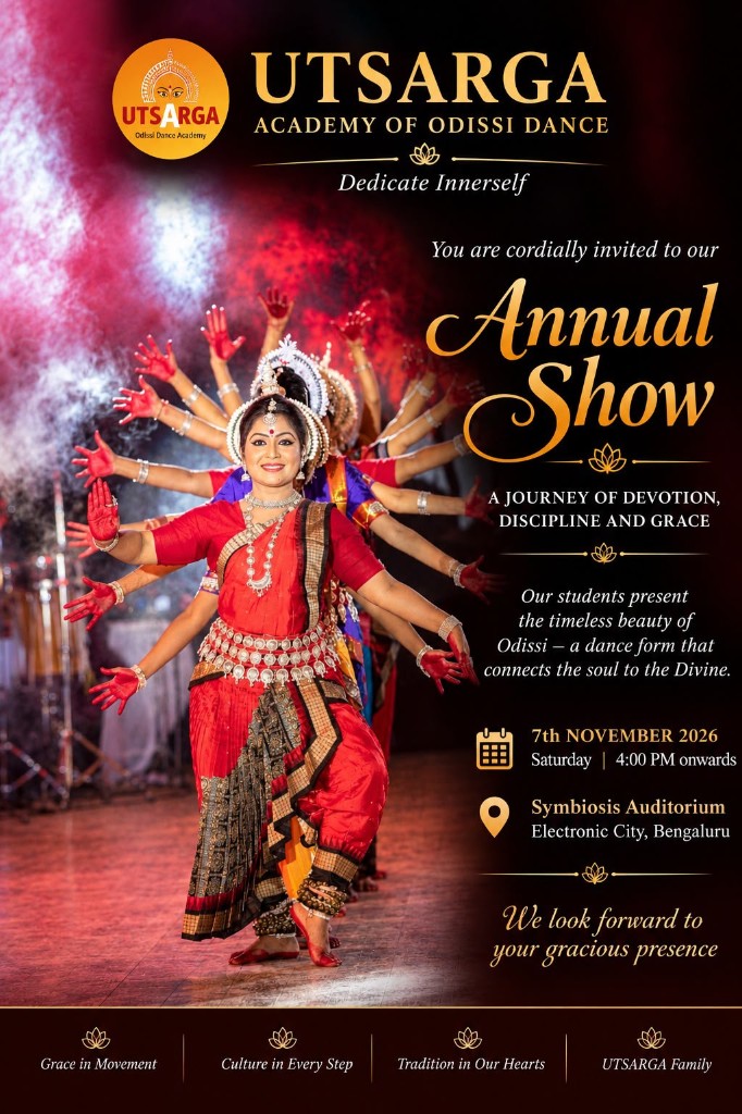 UTSARGA ANNUAL SHOW, Bangalore event on Botle
